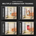 thumbnail image 3 of Free Standing Pull Up Bar – Portable Pull Up Station with 11 Adjustable Heights, Heavy-Duty Power Tower for Home Gym, Max 400LBS Load, 3 of 8