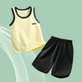 thumbnail image 2 of MEZZALL Boys Casual Sports Summer Shorts Vest T-Shirt And Shorts 2PCS Outfits Sets 9-10 Years Relaxed Fit Baby Wear, 2 of 4