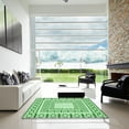 thumbnail image 6 of Ahgly Company Indoor Rectangle Patterned Light Green Area Rugs, 2' x 3', 6 of 6