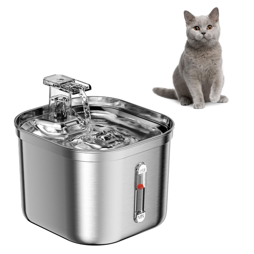 BQBQERT 2.20L Electric Cats Water Dispenser Automatic Pet Watering Bowl Drinking Fountain