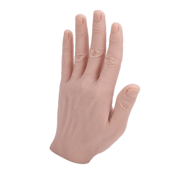 Modelo De Mano Masculina De Silicona, Modelo De Mano Artificial De Silicona Reutilizable Para Práctica De Pintura De Accesorios De Festival, Mano De Práctica De Tatuaje De