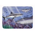 thumbnail image 1 of Carolines Treasures PTW2043RUG Sharks Machine Washable Memory Foam Mat, 1 of 4
