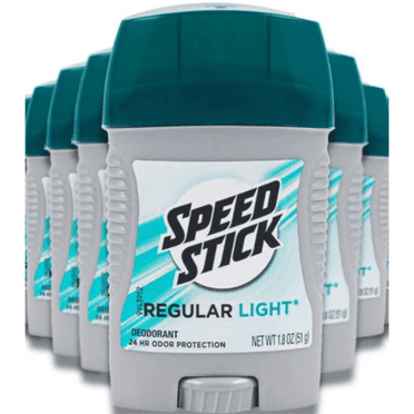 Speed Stick Deodorant REGULAR LIGHT 1.8 Oz. ( Pack Of 6)
