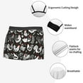 thumbnail image 3 of Pofeuu Laying Hens And Roosters Print Men’s Boxer Briefs, Moisture-Wicking Underwear, Regular,Trunk-XX-Large, 3 of 5