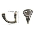 thumbnail image 2 of Set Of 2 Single Prong Iron Hook Nickel - Set of 3, 2 of 2