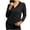 Black, variant on Women's Zip-up Yoga Jackets Slim Stretchy Hooded Long Sleeve Workout Jackets with Pockets Running Athletic Fitness Sports Jackets