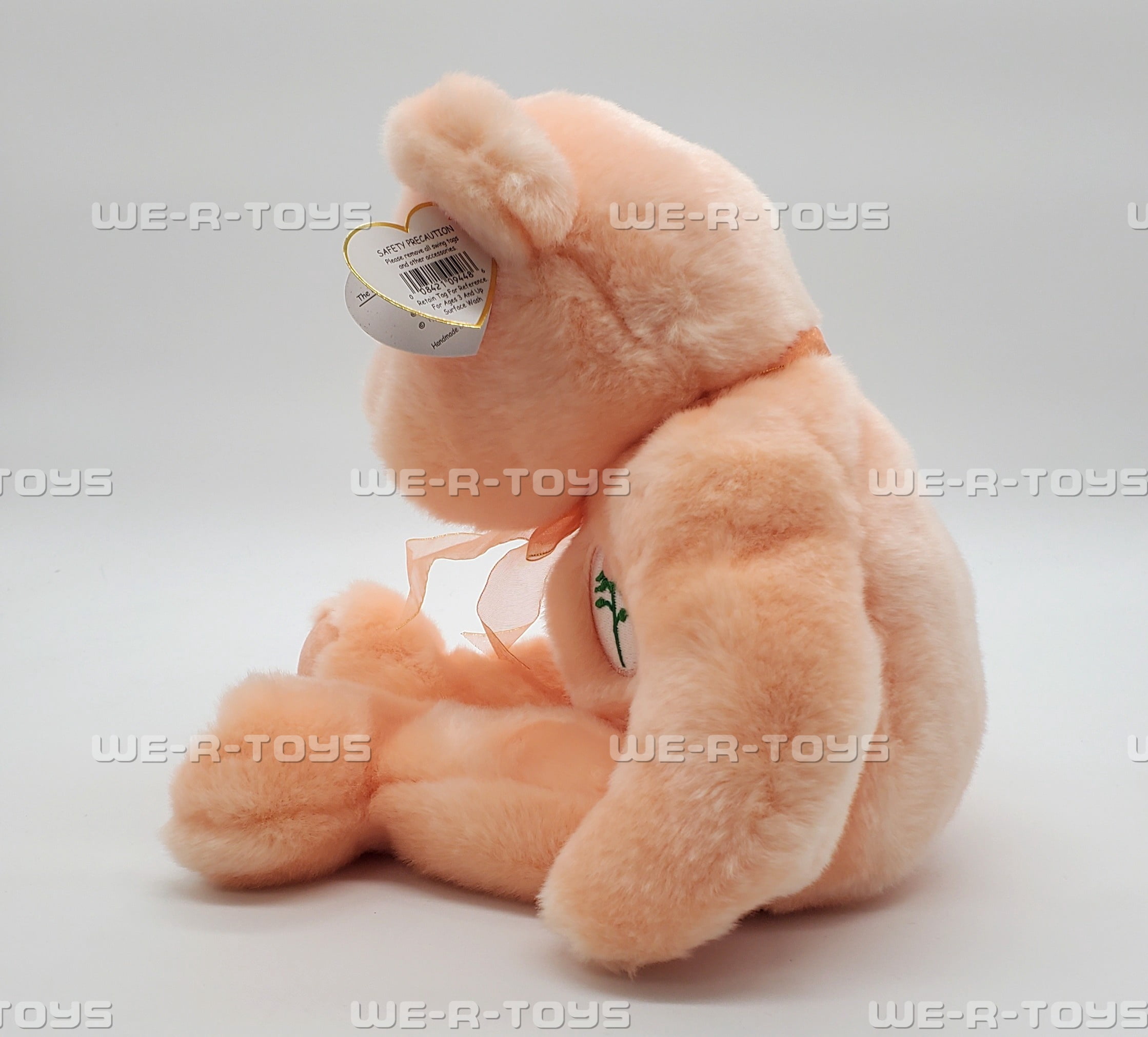 Ty Beanie Buddies Dearest the Bear Mother's Day Light Pink Plush