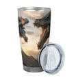 thumbnail image 2 of KLL Friendship Dragon Print 40oz Stainless Steel Insulated Car Cup with Spillproof Lid - Keep Your Drink Hot or Cold on the Go-Straw Two-piece Set, 2 of 8