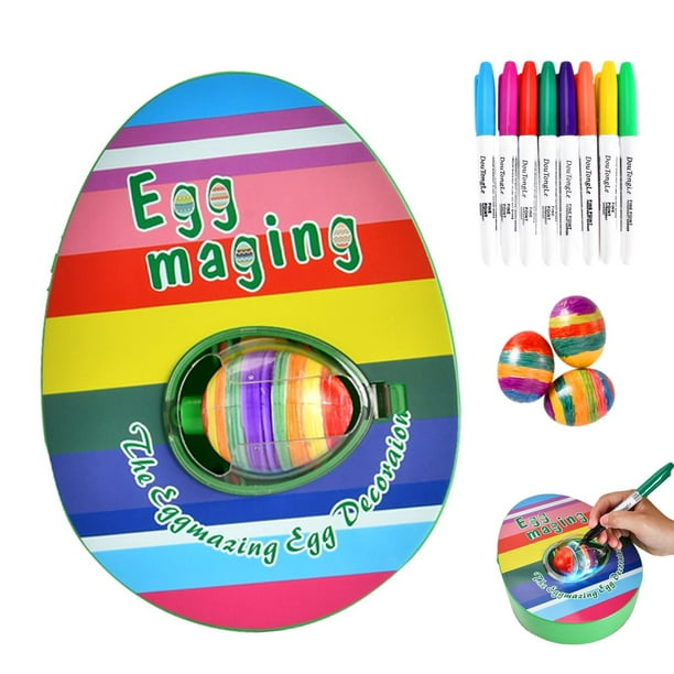 MEGAWHEELS Easter Egg MachineMini DIY Egg Mazing Easter Egg Spinner