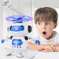 thumbnail image 4 of Robot De Baile Auténtico De Juguete Para Niños, Robot De Baile Musical Luminoso Eléctrico De 360 ​​Grados, Modelo Regalo Para Niños Y Niñas Cateissary FN003023-00, 4 of 6