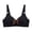 Black, variant on Gymayou Wire-Free Full Coverage Bra for Middle-Aged Elderly Women Adjustable Shoulder Straps Gentle Support Anti-Sagging Comfort Everyday Underwear Beige L