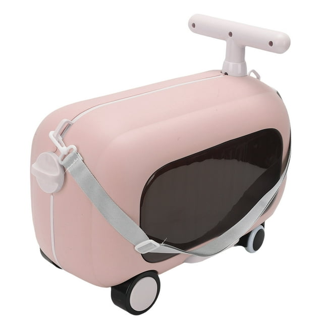 Kids Ride On Luggage, Ride On Suitcase for Kids with Wheels, Lightweight Toddler Rideable Small Suitcase Riding Luggage for Travel Children