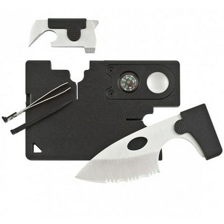 Companion Tool - Wealers Credit Card Companion, Wealers 10 in 1 Pocket Knife Multi Purpose Stainless Steel Tool Set Hunting Emergency Survival Utility Outdoor Tools Multitools Wallet Knives Kit