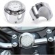 thumbnail image 5 of Reloj para manillar de motocicleta, 7/8" resistente al agua, montaje en manillar de motocicleta, reloj digital y termómetro de temperatura, color blanco STOL, 5 of 5