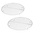 thumbnail image 1 of GFDYREE 10½ Inch Round Cooling Cooking Racks, Stainless Steel Round Steaming Baking Rack Set of 2, Multi-Purpose for Canning Air Fryer Pressure Cooker, Dishwasher Safe, 1 of 7