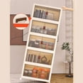 thumbnail image 6 of Jiarui 3 Tier Stackable Plastic Storage Bins with Lids, Collapsible Plastic Drawer Closet Organizers with Wheels, 6 of 9