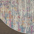 thumbnail image 5 of Nourison Passion Ivory/Multi 4' x Round Area Rug, Modern, Abstract, Bed Room, Living Room, Dining Room, Kitchen, , Easy Cleaning, Non Shedding (4' Round), 5 of 9
