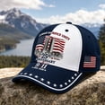 thumbnail image 4 of JULMCOMO 9/11 25th Anniversary Baseball Cap 2001-2026 Never Forget American Flag Hat Contrast Color Adjustable Patriotic Hat for Unisex B, 4 of 6