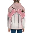 thumbnail image 6 of Naloa High Heel Shoes Butterfly Teenage Zipper Hoodie, Long Sleeve Zip Up Hoodies Casual Jackets Tops for 7-12 Years-Medium, 6 of 6