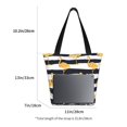 thumbnail image 3 of Disketp Gold Flamingo for Women’s Casual Shoulder Tote Bag Cross-body Handbags for Shopping, Travel and Daily Use, 3 of 6
