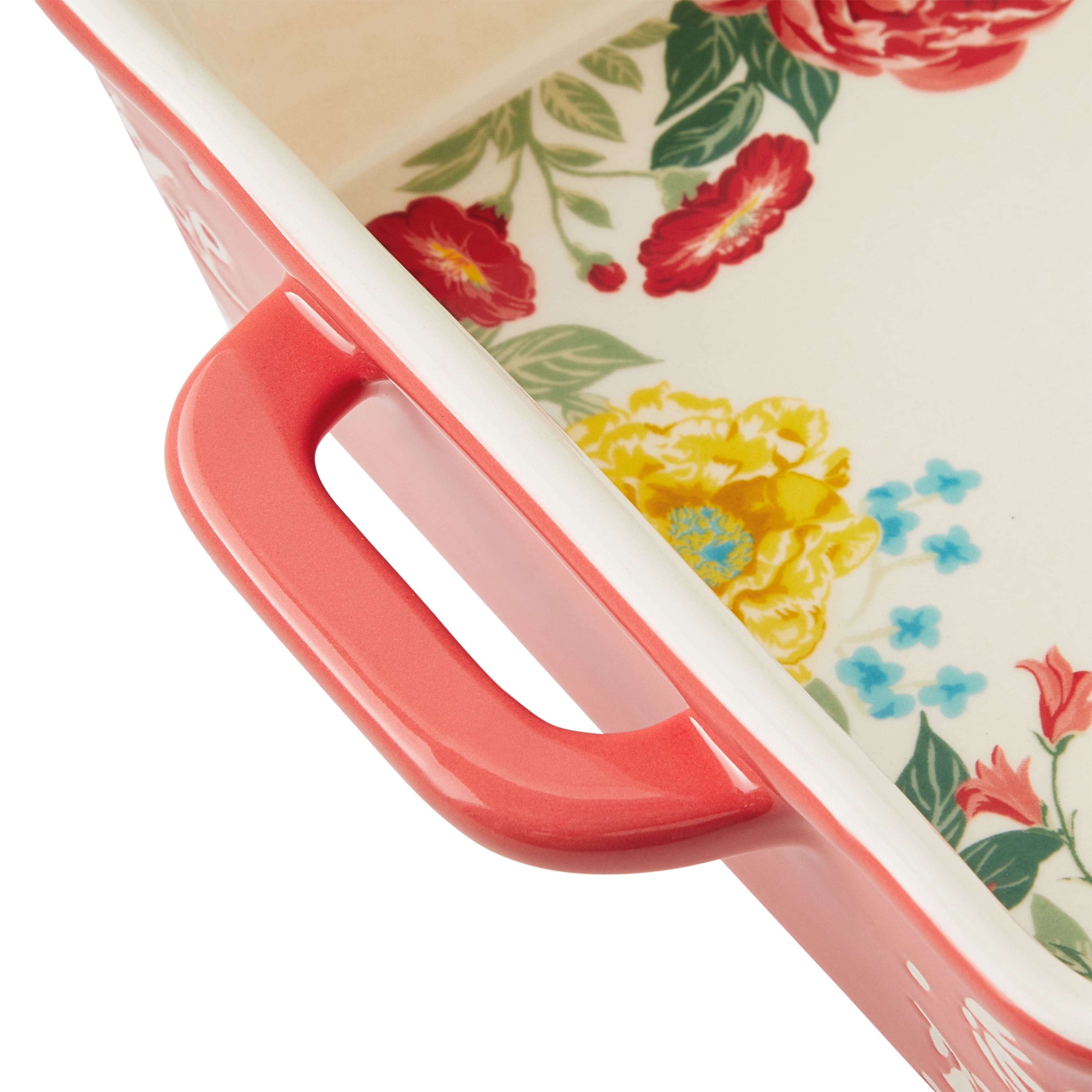 The Pioneer Woman Fancy Flourish 2-Piece Rectangular Ceramic Baker Set
