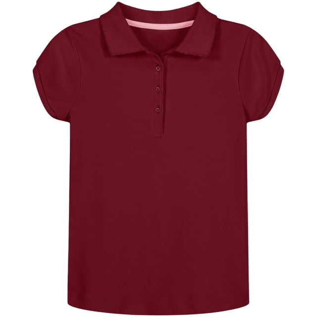Polo Nautica, uniforme escolar para niñas, manga corta, 12-14 Plus