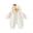 White, variant on RUINIXCW Toddler Baby Costume Romper Cute Animal Long Sleeve Hooded Zipper Jumpsuit