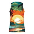 thumbnail image 3 of Father Day Sale!Basketball Palm Tree Tank Top for Men,Hawaii Tank Top Men Cool Novelty Printed Graphic Sleeveless Beach Tank Top,Muscle Shirt for Workout Gym Jogging,Hawaii Summer Vacation Tanks, 3 of 4