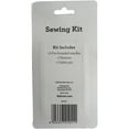 Small Sewing Travel Kit, 9 Piece notions in one black case
