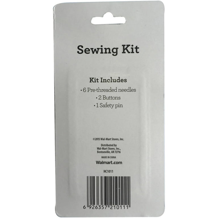 1 Piece Small Sewing Kit Basics – Easy-to-use sewing kit with sewing  supplies and accessories – Portable sewing kit for beginners – Adult travel  sewing kit for emergency garment repairs