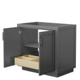 thumbnail image 4 of Wyndham Collection Wcf2929-36S-Cx-Mxx Miranda 36" Single Free Standing Vanity Cabinet Only, 4 of 7