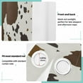 thumbnail image 4 of FREEAMG Cow Print Blackout Curtains 84x42in,Theral Insulated Room Darkening Curtains Window Curtain Panels for BedRoom Bath Living Room, 1 Panel, 4 of 7