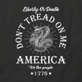thumbnail image 2 of Dont Tread On Me America T-Shirt | Patriotic American Black Tee Gift, 2 of 5
