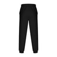 thumbnail image 6 of CFLVAEK Sweatpants for Men Big and Tall Elastic Waist Joggers Track Pants with Pockets Casual Elastic Bottom Sweatpant for Gym Workout Running Black L, 6 of 7