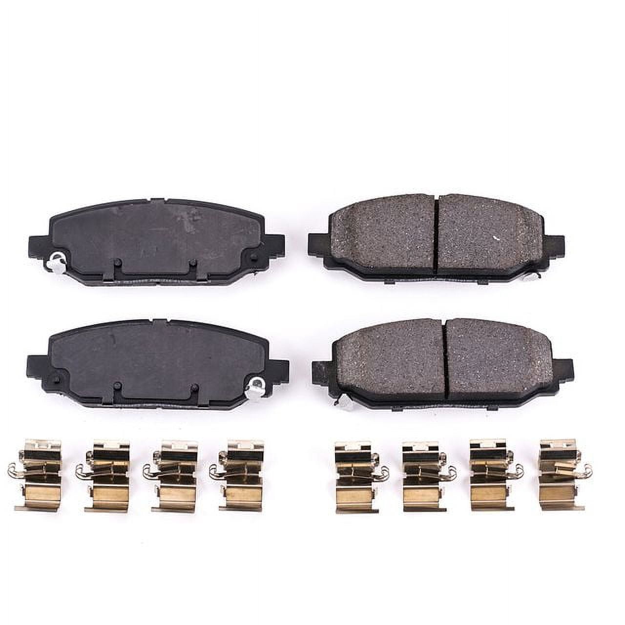 PowerStop Rear Z17 Evolution Ceramic Brake Pads with Hardware 17-6004 For Jeep Wrangler 2018-2022