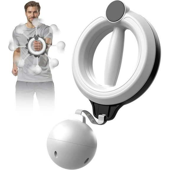 ABPETE Arm Workout for Men and Women, 360° Hand-Crank Forearm Trainer, Chest Trainer,Shoulders and Arm Muscle Training Fitness Equipment, Home Workout Equipment and Gym Workouts