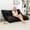Black, variant on S-HOME Versatile 3-in-1 Bean Bag Chair with Removable Washable Cover,  for Lounging, Reading, and Leisure Activities, Grey