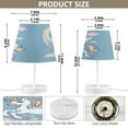 thumbnail image 3 of Cute Unicorn with Moon Desk Lamp LED Table Nightstand Lamps with 3 Color Temperatures for Home Bedroom Living Room Decor 6x11, 3 of 8