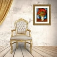 thumbnail image 3 of Van Gogh, Vincent 20x24 Gold Ornate Wood Framed with Double Matting Museum Art Print Titled - Poppies 1886, 3 of 4