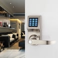 thumbnail image 4 of HAIFUAN Digital Door Lock,Unlock with Remote Control, M1 Card, Code and Key,Handle Direction Reversible, 4 of 6