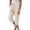 Beige, variant on Women's Effortless Everyday Casual Pants With Classic Solid Color Midi Fit Non Static Non Non Ingredient Labeling Soft Knit Comfort For All Day Wear Stretchy Business Casual Pants for Women