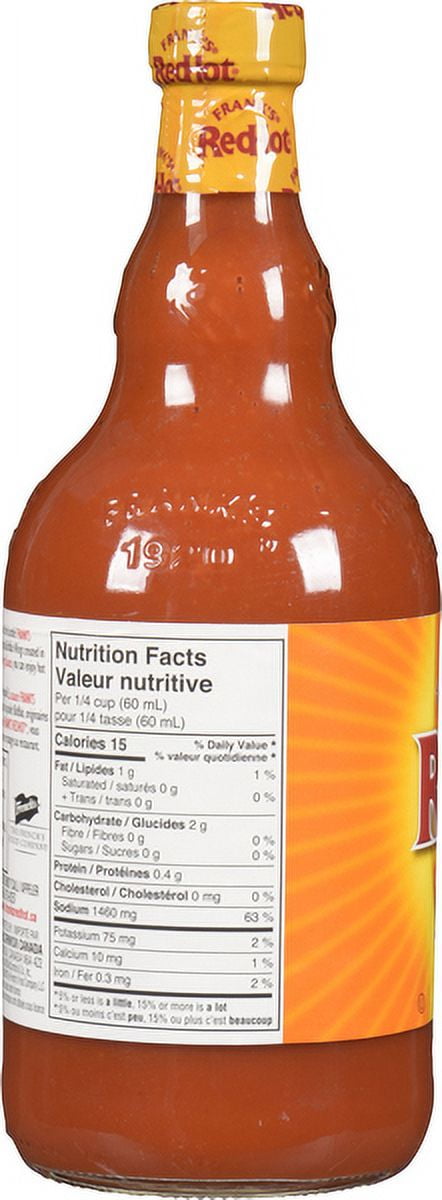 Frank's RedHot, sauce piquante, sauce aux ailes de buffle 680 ml