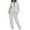 Gray, variant on UAMVSH Womens 2 Piece Matching Lounge Sets Half Zip Hoodies and Sweatpants Tracksuit Sets Casual Long Sleeve Sweatsuit with Pockets