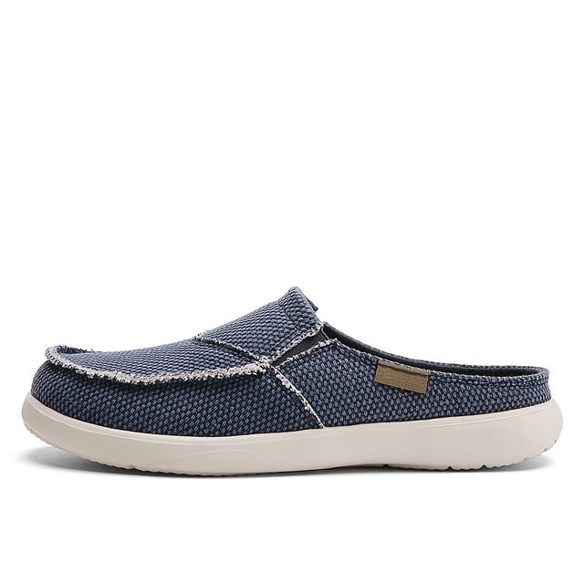 Lightweight and Breathable Men‘s Canvas Slip-On Loafer Sneakers