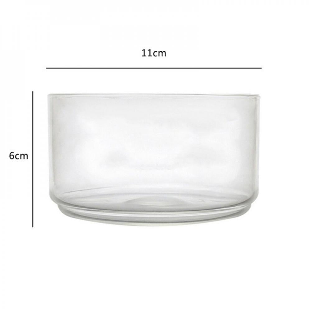 Hemoton Salad Bowl Round Glass Large Clear Serving Bowl Round Bowl Glass  Decorative Dessert Glass Fruit Bowl Glass Food Glass Mixing Bowls Fruit