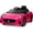 Rose Red, variant on Rugerasy Electric Sports Car with Remote Control,12v Ride on Toy Car for Ages 3+,1 Seater Car with Bluetooth,LED Lights,Music,Double Doors,RC Car,White