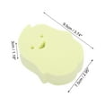 thumbnail image 4 of Unique Bargains 1 Pc Penguins Shape Bath Sponge Body Scrubber Yellow, 4 of 6