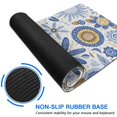 thumbnail image 6 of Long Mouse Pads for Desk,Blue and Yellow Pioneer Flower Desk Mats on Top Of Desks, Desk Mouse Pad Extra Large with 3mm Non-Slip Base and Stitched Edge for Gaming,Office,Work,Home 47.3"x23.6", 6 of 6
