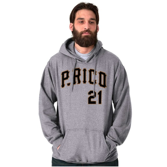 Puerto Rico Baseball Game Player 21 Hoodie Sweatshirt Women Men Brisco Brands S