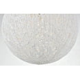 thumbnail image 3 of Elegant Lighting Ld2233 Malibu 1 Light 10" Wide Mini Pendant - White, 3 of 6